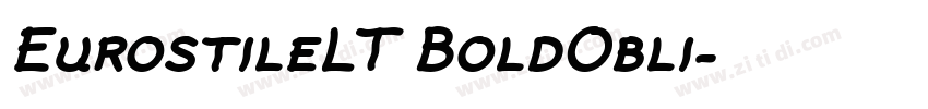 EurostileLT BoldObli字体转换 EurostileLT BoldObli字体转换